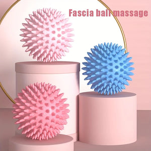 Spiky Massage Balls for Feet, Back, Hands, Muscles - Firm, Medium and Soft Spiked Massager Rollers for Plantar, Exercise