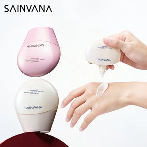 SAINVANA Intensive Care Nourishing Moisture Hand Cream Reduce Hand Wrinkles for Dry Cracked Hands Healthy-Looking Skin Vegan