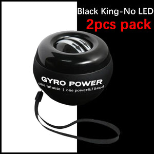 1/2PCS Wrist Power Hand Ball Auto-Start Grip Ball Strengthener Gyroscopic Arm Gyro Hand Ball Home Fitness Forearm Exerciser