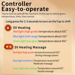 Heated Gloves Electric Heating Fast Pain Relief Hand Massage Pad Hand Wrist Fingers Brace Muscle Relaxation