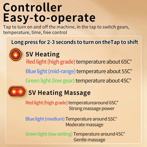 Heated Gloves Electric Heating Fast Pain Relief Hand Massage Pad Hand Wrist Fingers Brace Muscle Relaxation