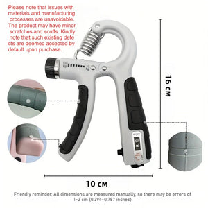 10-100Kg Adjustable Heavy Gripper Fitness Hand Exerciser Grip FatGrip Wrist Increase Strength Spring Finger Pinch Carpal Expande