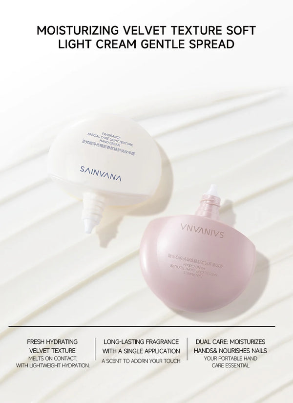 SAINVANA Intensive Care Nourishing Moisture Hand Cream Reduce Hand Wrinkles for Dry Cracked Hands Healthy-Looking Skin Vegan