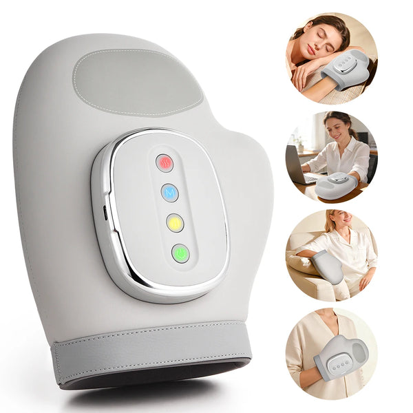 Electric Hand Massager Airbag Compress Finger Massage Glove Air Pressure Kneading Thumb Acupoint Palm Massager Finger masajeador
