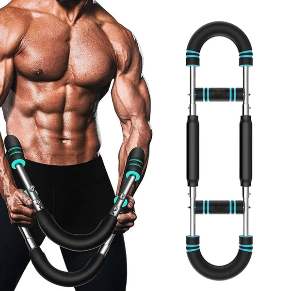 Adjustable Detachable Arm Trainer With Resistance Bands Chest Expander Upper Body Strength Training Home Gym Workout Equipment