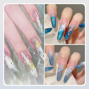 10ml White Ocean Wave Watercolor Nail Gel Polish 3s Spreading White Bubble Lace Design Nail Art Varnish Soak Off UV LED Nail Art