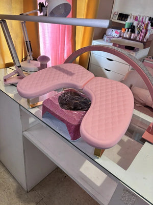 Large Armrest Manicure Pad, Soft Butterfly Hand Pillow, Detachable and Foldable Manicure Hand Pillow, Special Tool for Nail Salons