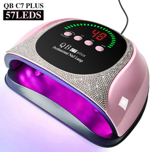 Manicure UV LED Nail Drying For Nails 57LEDS Gel Polish Curing UV Lamp With Diamond Design Professional Nail Dry Equipment