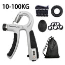 10-100Kg Adjustable Heavy Gripper Fitness Hand Exerciser Grip FatGrip Wrist Increase Strength Spring Finger Pinch Carpal Expande
