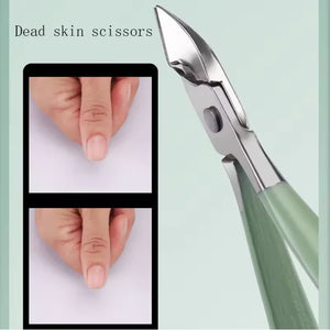 16/12/4 pcs Professional Nail Clippers and Cuticle Nippers Set with Travel Case Manicure Set Pedicure Sets Nail Clippers