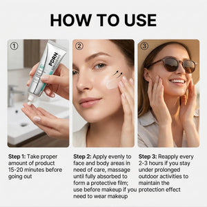 SPF 50 PDRN Facial Sunscreen Essence Broad Spectrum UV Defense Waterproof Moisturizing Refreshing Non Sticky Daily Face Sun Care