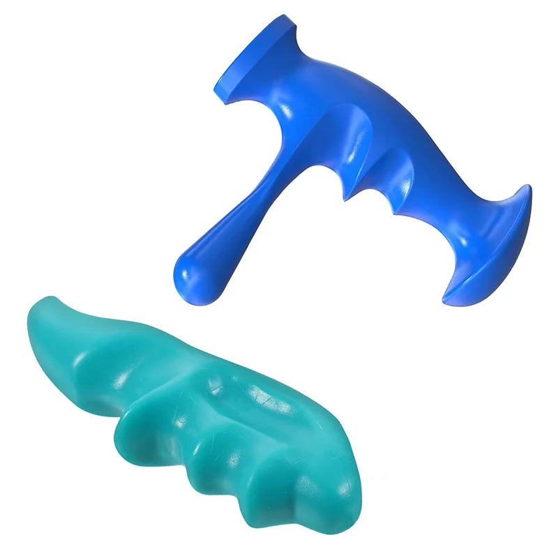 2 Pieces Thumb Saver Massage Tools Deep Tissue Manual Hand Finger Pressure Massager Body Trigger Point Relaxed Relieve Fatigue