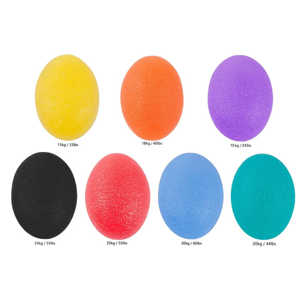 Egg Gripping Ball Hand Grip Finger Trainer Antistress Handgrip Expander Muscle Strengthener Gym Fitness Home Exercise Equipment