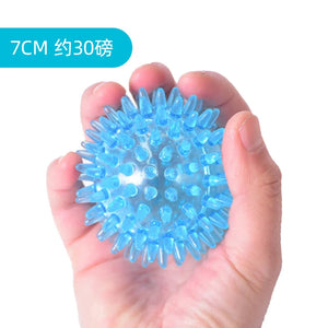 Spiky Ball Hollow Soft Transparent Strength Recovery Exercise Stress Relief Massage Ball for Hand Wrist