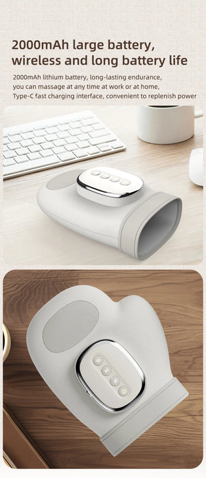 Professional Hand Massager Finger Wrist Palm Relaxation Device with Airbag Compression Kneading for Maximize Your Hand Comfort