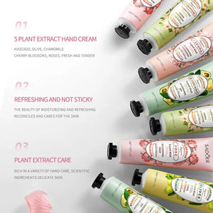 Hand Cream Moisturizing Repair Hand Care 30g Anti Dry Hand Lotion Anti-crack Fruity Floral Fragrance Smooth Hydrating Skin