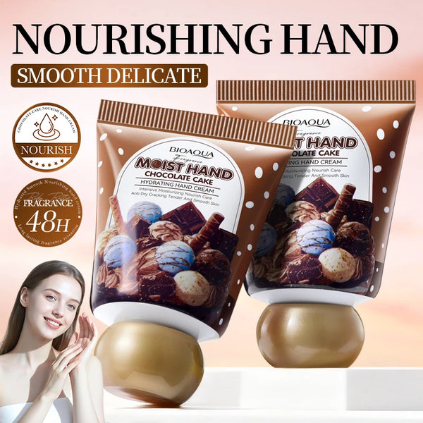 BIOAQUA Donut Chocolate Hand Cream Moisturizing Nourishing Anti-aging Anti Wrinkles Whitening Hands Skin Care Products