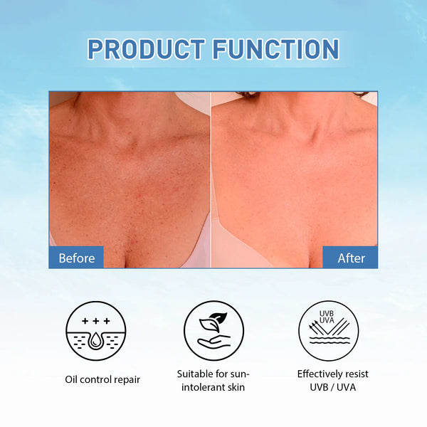 50ml Sunscreen for Face PF50+ PA++++ Sun Cream Birch Juice Moisturizing Skin Care Strong UV Protection korean Sunscreen