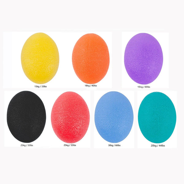Egg Gripping Ball Hand Grip Finger Trainer Antistress Handgrip Expander Muscle Strengthener Gym Fitness Home Exercise Equipment