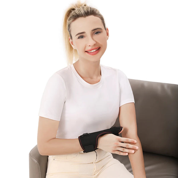 Heating Masage Thumb Wrist Support Brace Electric Heated Finger Pad Thumb Stabilizer for Carpal Tunnel Relief Finger Massager