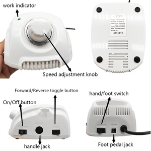 65W BT Marathon Champion-3 Manicure machine Set 45000rpm SH37LN Electric Nail Drill Handle For Pedicure Nail File Grinding Tool