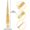10pcs Ancient Costume Fake Nails Queen Nail Ring Costume Antique Style for Drama Dance Show Halloween Cosplay Nails Accessories