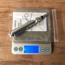 Electric Massage Pen Adjustable For Body Back Hand Massage Press And Relax Muscles, Battery Powered Silver
