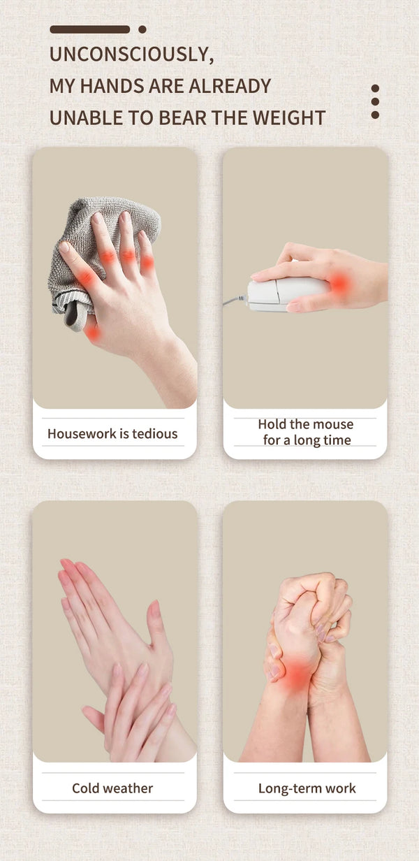 Professional Hand Massager Finger Wrist Palm Relaxation Device with Airbag Compression Kneading for Maximize Your Hand Comfort