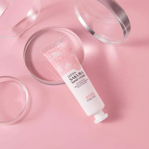 LAIKOU Sakura Hand Cream Deep Moisturizing & Restoring Hand Lotion for Dry Skin,Non-Greasy, Fast Absorbing Hand Care Cream