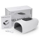 Cordless Electric Hand Massager with Air Pressure Hot Compress Palm Massage Hand Point Airbag Relieve Finger Wrist Muscle Relax