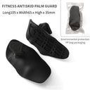 A Pair Anti-Slip Grip for Weight Lifting Pull-Ups Gym Training Unisex Ergonomic Rubber Hand Protector Strengthener Handle Gloves