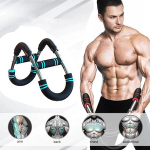 Adjustable Detachable Arm Trainer With Resistance Bands Chest Expander Upper Body Strength Training Home Gym Workout Equipment