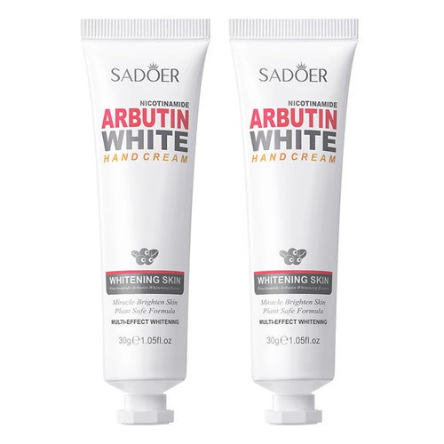 1/2pcs SADOER Niacinamide Arbutin Hand Cream Moisturizing Non Greasy Nourishing Anti Dry Crack Hydrating Hands Skin Care
