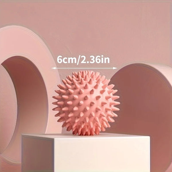 Spiky Massage Balls for Feet, Back, Hands, Muscles - Firm, Medium and Soft Spiked Massager Rollers for Plantar, Exercise