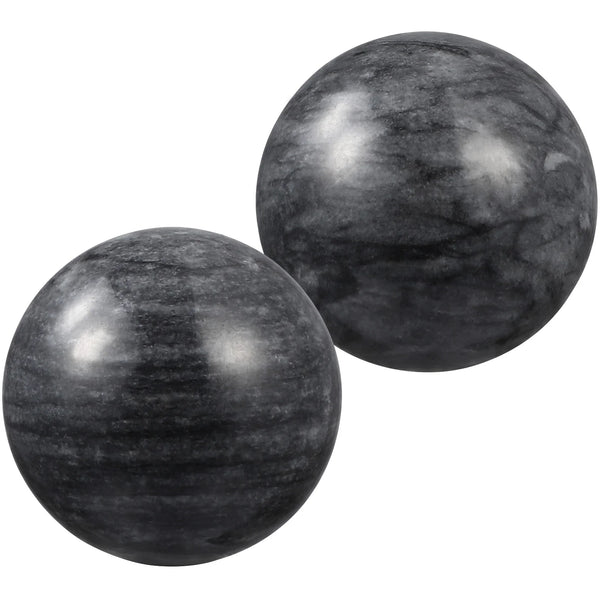 2Pcs Jade Baoding Balls Hand Exercise Traditional Chinese Health Massage Stress Relief Jade Hand Balls Massage Round