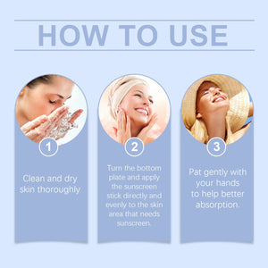 Jaysuing Skincare Sunscreen SPF 50+ Uv Protective Deep Moisturizing Anti Oxidant Non Greasy Waterproof Sunblock Stick Beauty
