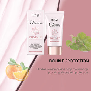 HOYGI Hydrating Protective Cream Centella Asiatica Face Cream Daily Sunscreen SPF 50 Moisturizing Facial Skin Body Sunblock Care