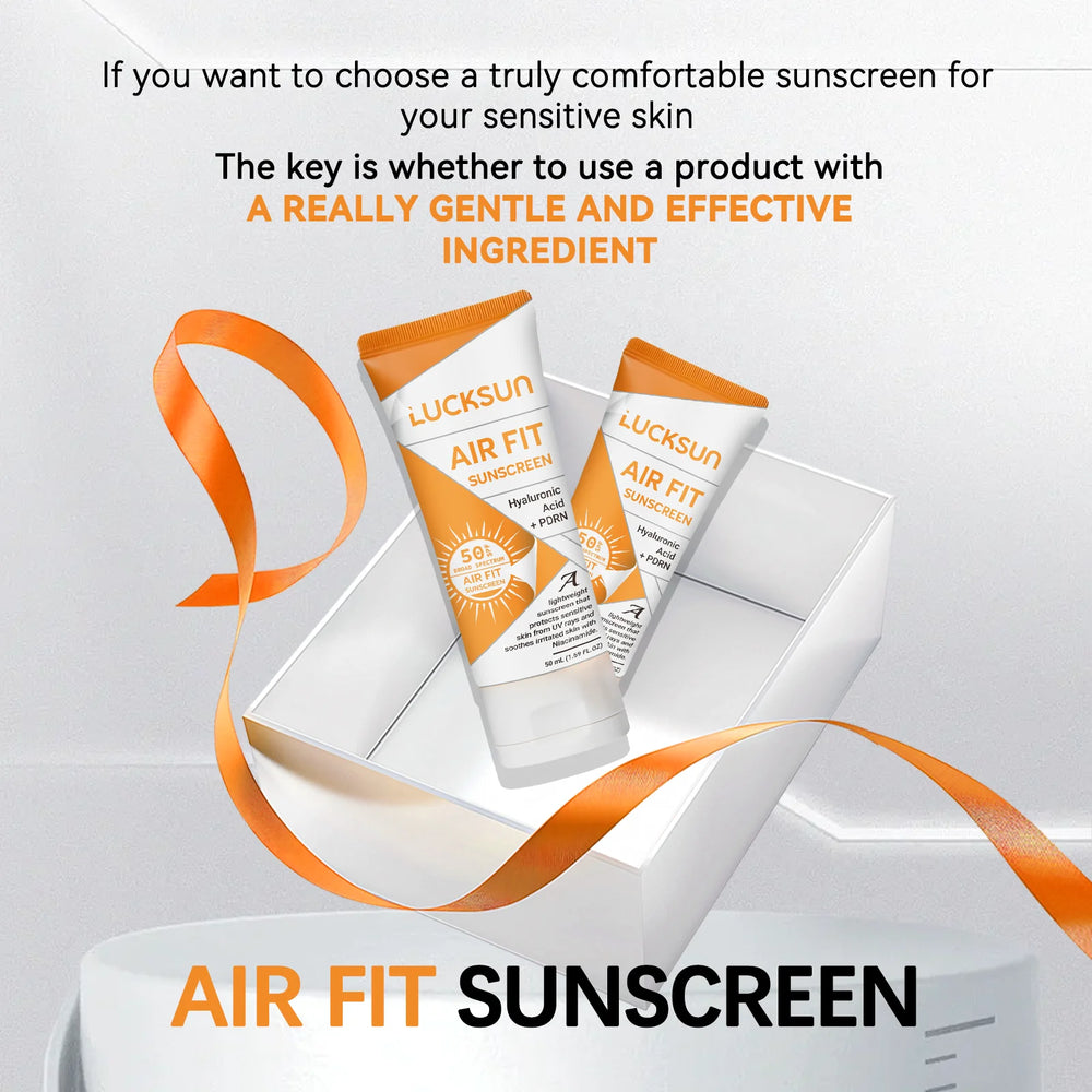 LUCKSUN 50ml SPF50 Sunscreen Hydrating Sunblock Lightweight Non-Greasy Face Sunscreen  for Sensitive Skin & Normal Skin Types