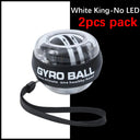 1/2PCS Wrist Power Hand Ball Auto-Start Grip Ball Strengthener Gyroscopic Arm Gyro Hand Ball Home Fitness Forearm Exerciser