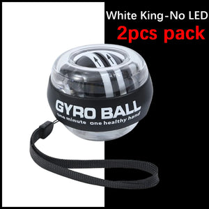 1/2PCS Wrist Power Hand Ball Auto-Start Grip Ball Strengthener Gyroscopic Arm Gyro Hand Ball Home Fitness Forearm Exerciser
