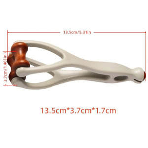 Finger/Hand Massager, Double-Sided Hardwood Massage Roller Tool