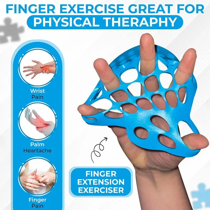 New Finger Stretcher Exerciser - Hand Grip Strength Trainer, Finger Expander for Rehabilitation & Muscle Training, Portable Tool