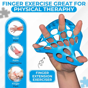 New Finger Stretcher Exerciser - Hand Grip Strength Trainer, Finger Expander for Rehabilitation & Muscle Training, Portable Tool