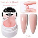 LILYCUTE 7ml Non Stick Hand Solid Extension Gel Nail Polish 3D Auroras Effect Carving Flower Function For Finger ProlongHard Gel