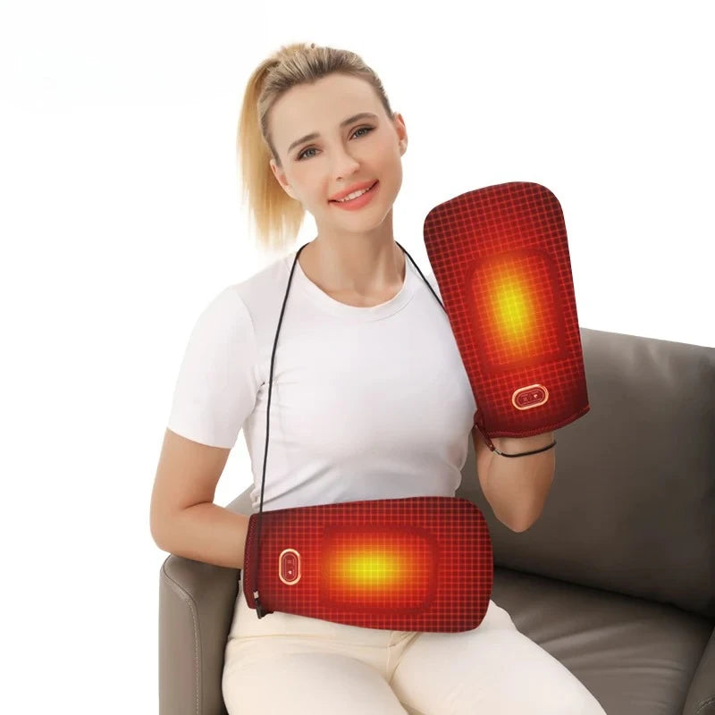 Heated Gloves Electric Heating Fast Pain Relief Hand Massage Pad Hand Wrist Fingers Brace Muscle Relaxation