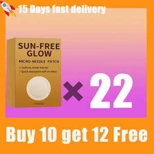 Purevlab Sunless Tanning Patches | New Advanced Sun Free Glow Microdarts Patch, Natural Self Tanning Patches for Women