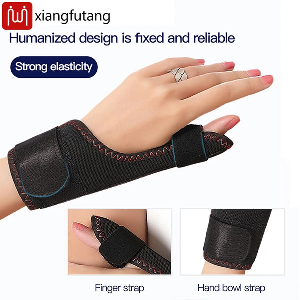 Electric Heating Thumb Support -Vibration Massager Hot Compress Relieves wrist Fatigue Discomfort 3-Level Timer Tenosynovitis