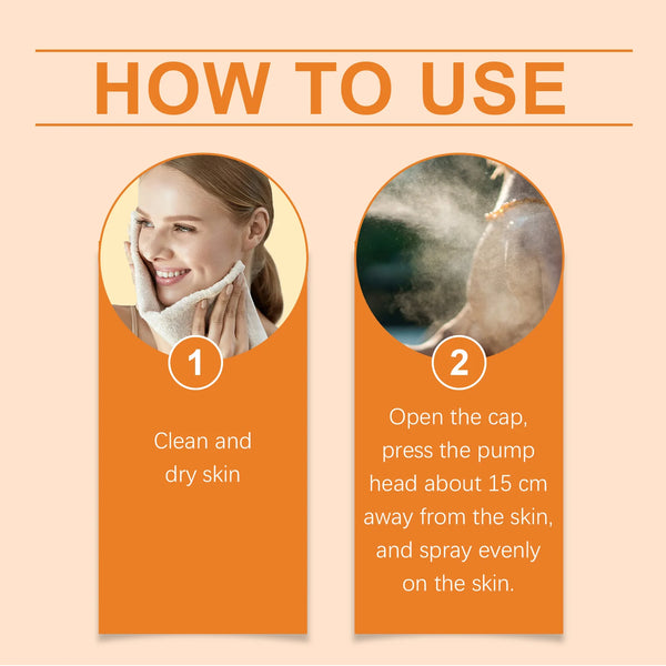 EELHOE Vitamin E Sunscreen Spray 100ml Long-lasting Deep Moisturizing Anti-UV Skin Protector Anti Oxidant Face Body Skin Care