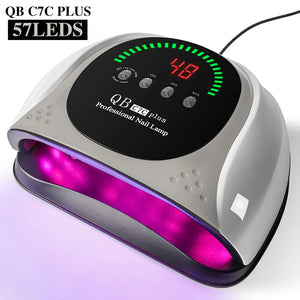 Manicure UV LED Nail Drying For Nails 57LEDS Gel Polish Curing UV Lamp With Diamond Design Professional Nail Dry Equipment