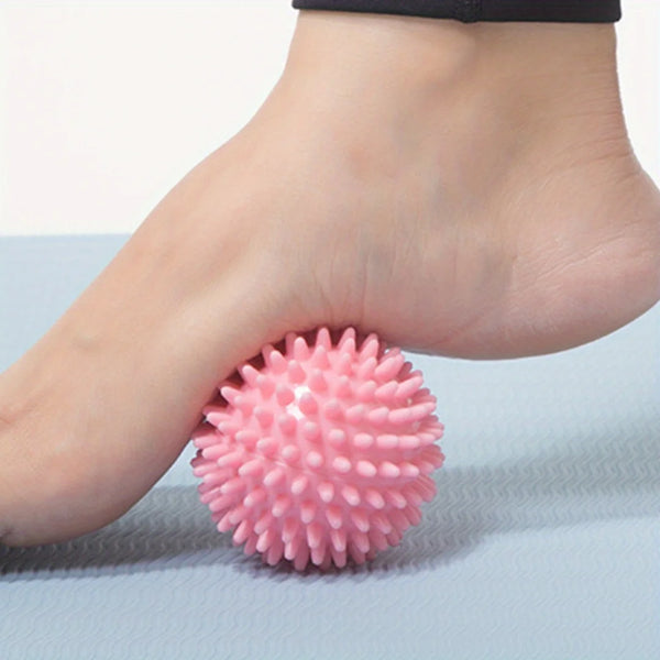 Spiky Massage Balls for Feet, Back, Hands, Muscles - Firm, Medium and Soft Spiked Massager Rollers for Plantar, Exercise